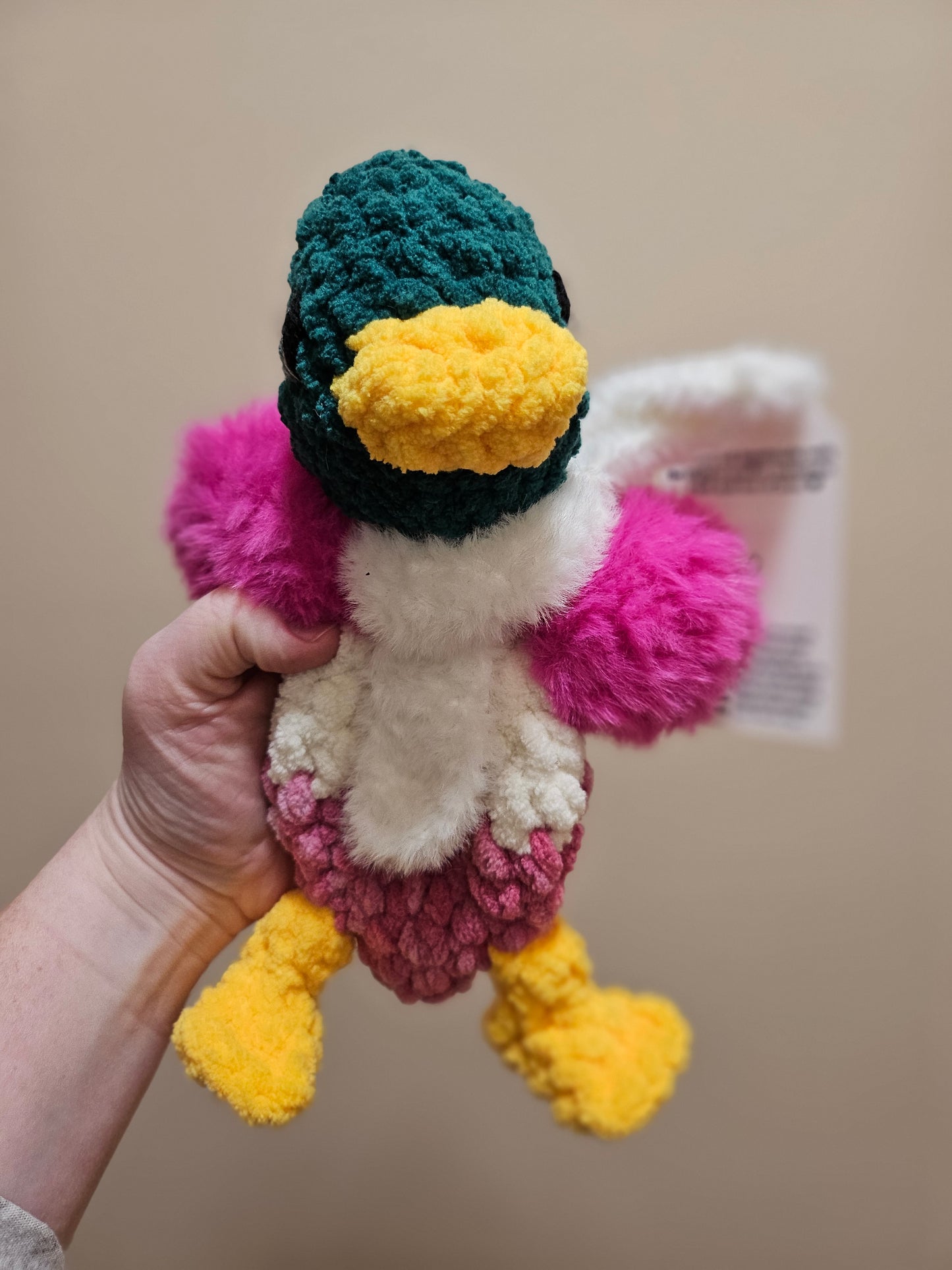 Mini Fuzzy Della Duck Lovey