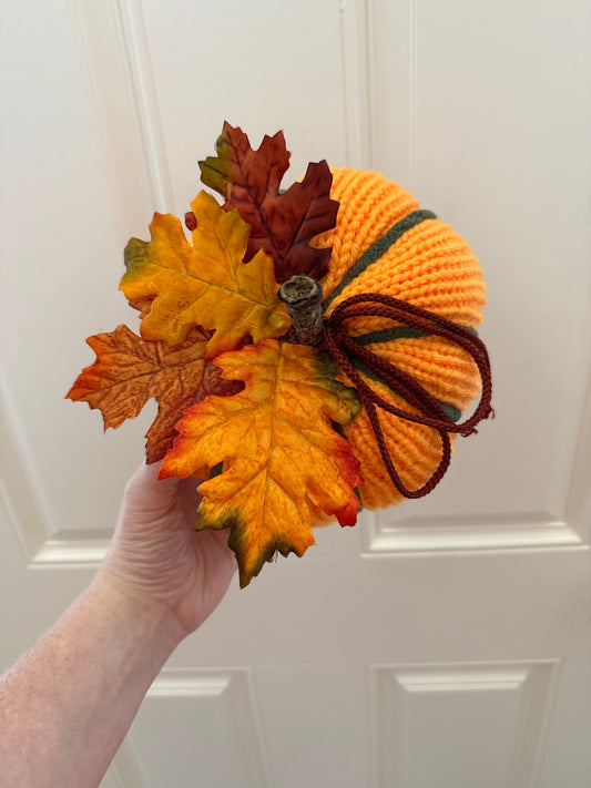 XL Knit Pumpkins