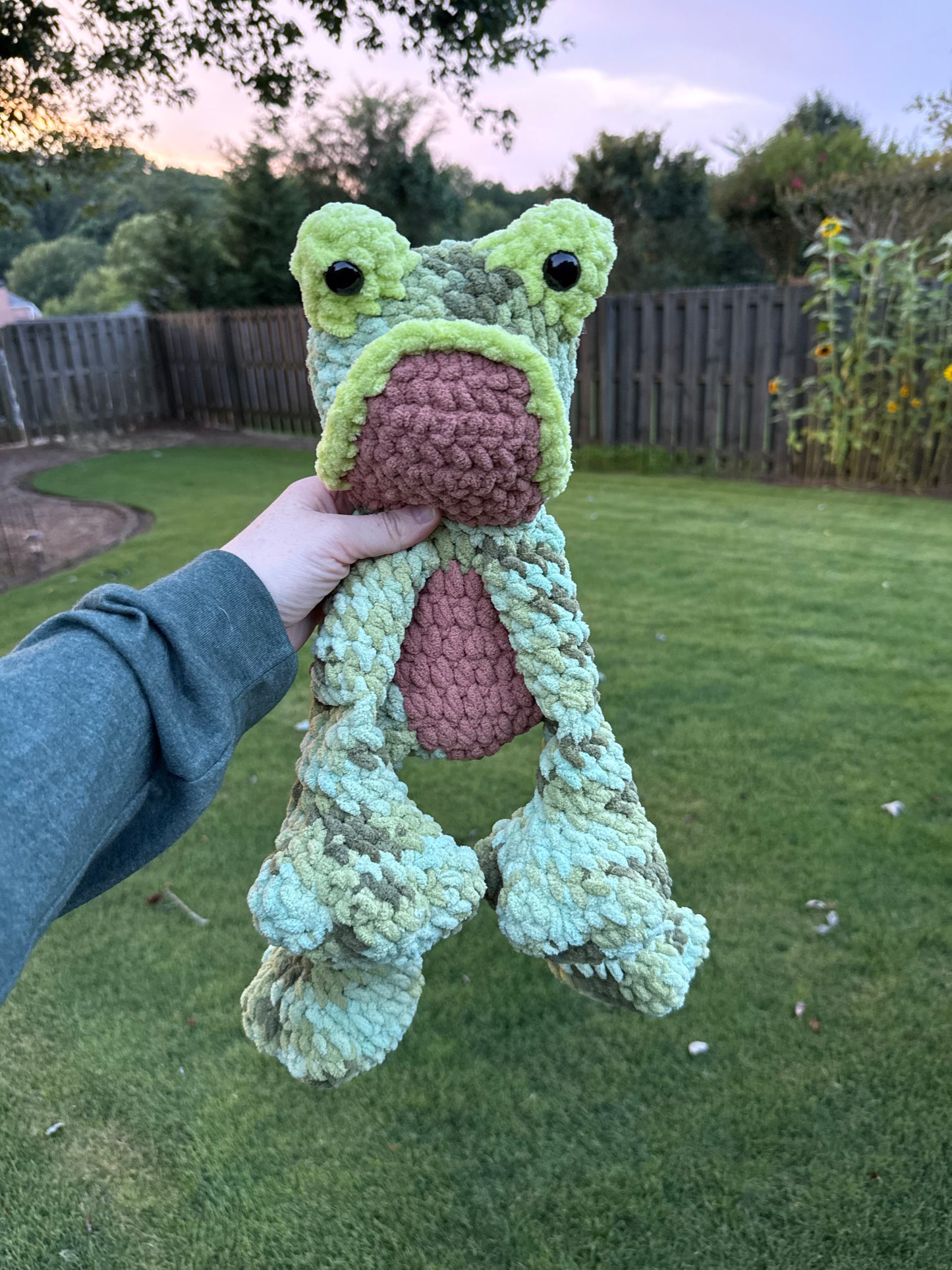 Grumpy Fred Frog - XL