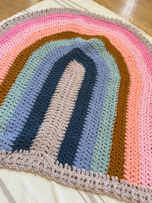 Large Phoenix Rainbow Blanket