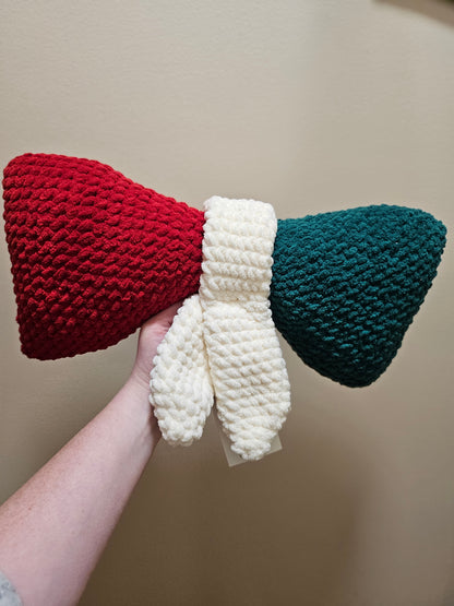 Christmas Bow Pillow